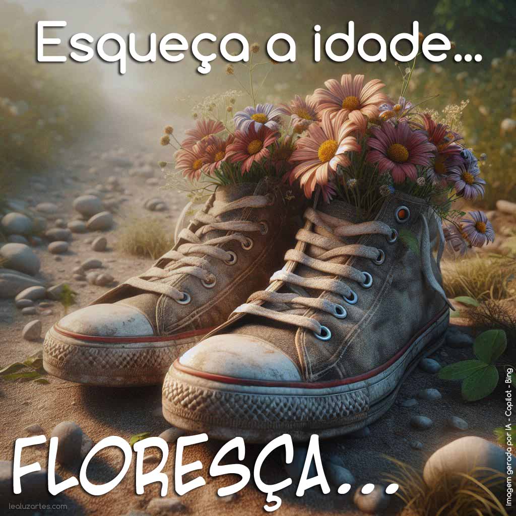 Esqueça a idade FLORESÇA