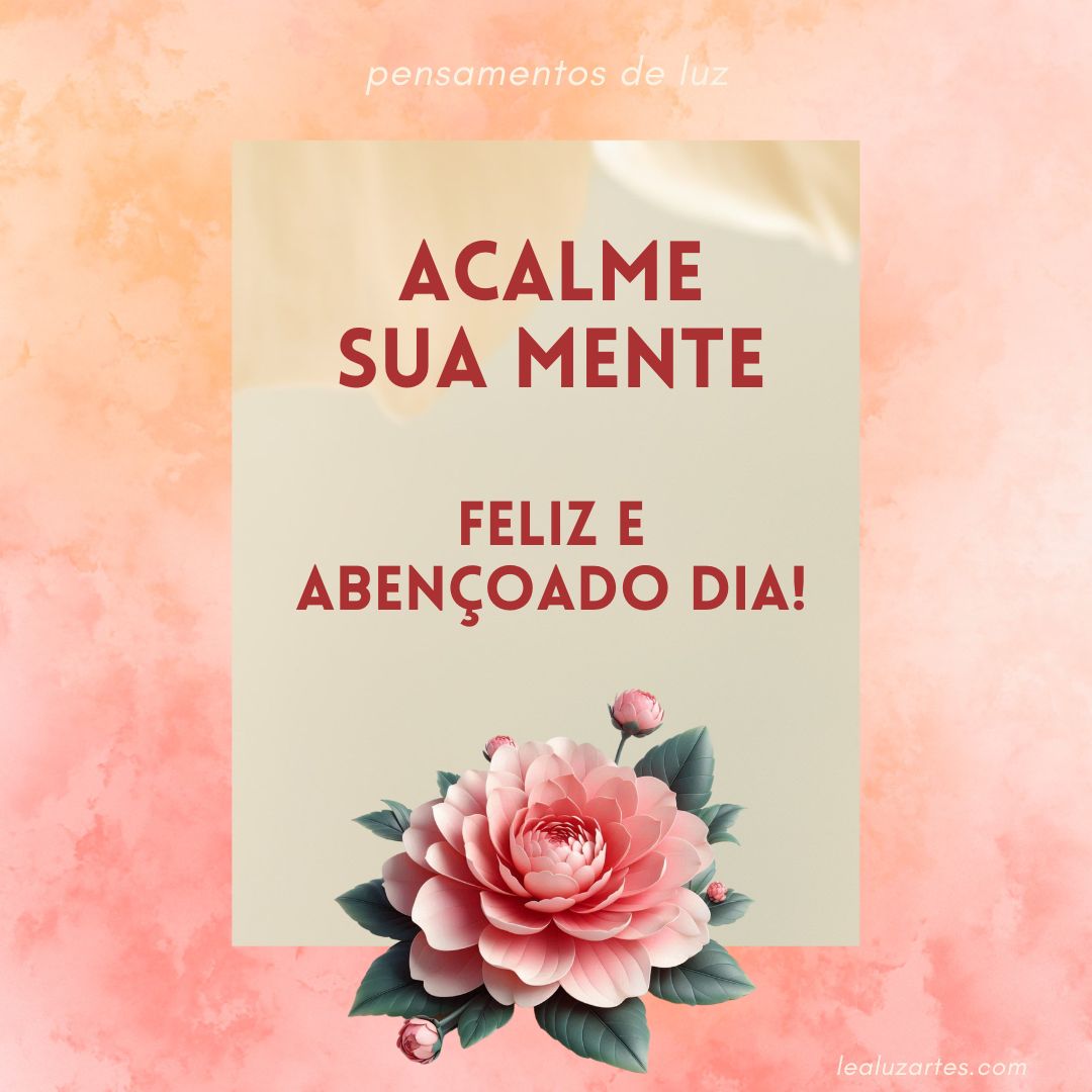 Acalme sua mente