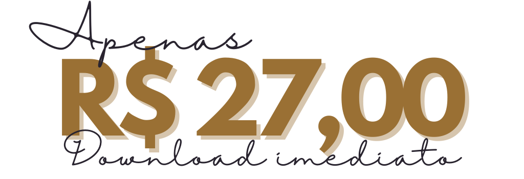 Apenas R$ 27,00 - Download imediato Apenas R$ 27,00 - Download imediato
